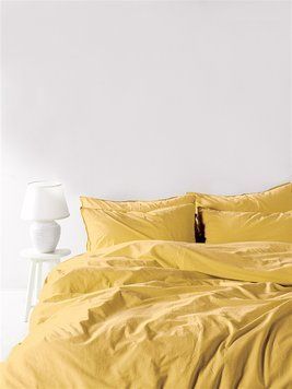 Постельное белье Limasso Stonewashed Ranforse 160 х 220 см Lemonade 40092 фото