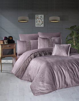 Постельное бельё сатин First Choice VIP Moon Light Florenza Lilac m017523 фото