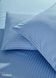 Набор простынь на резинке и наволочки Massimo Monelli Saten Stripe Голубой 160х200+50x70 (2шт) p-1610007 фото 1