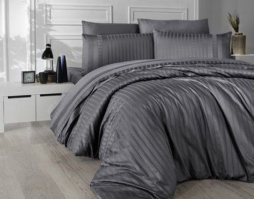 Постельное белье сатин делюкс First Choice New Trend Fume (Anthracite) m015730 фото