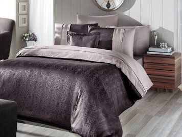 Постельное бельё сатин First Choice VIP Moon Light London Kahve m015759 фото