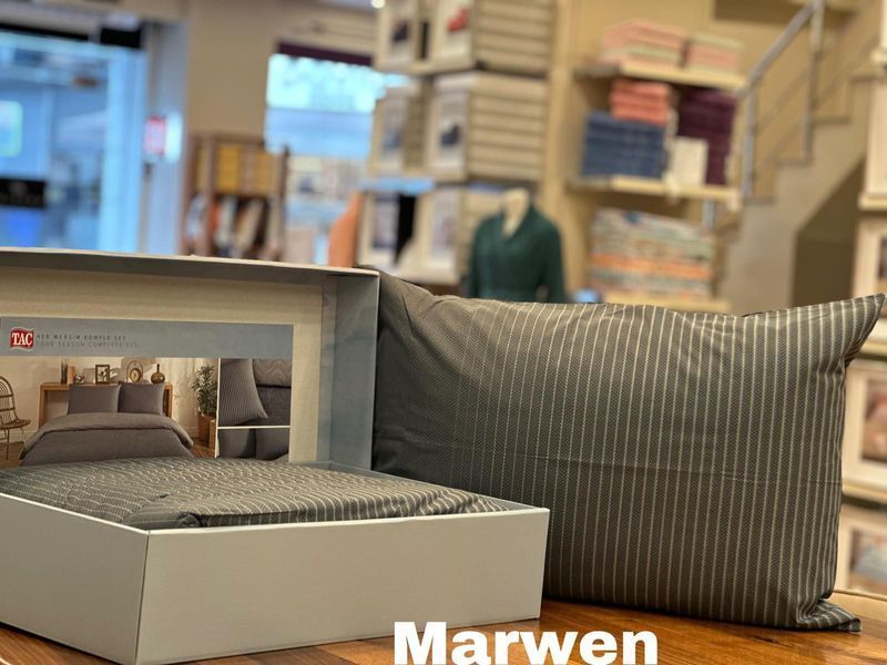 Постільна білизна з покривалом TAC Marwen  220х230 см p-60323506 фото
