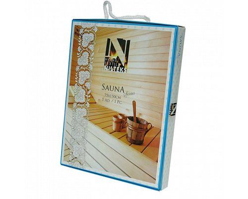 Набор Nilteks Sauna Cotton 1*75х150 вафельне беж 4060 фото