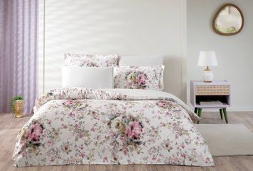 Постельное белье TAC DIGITAL Saten Clarette pudra p-60305159 фото