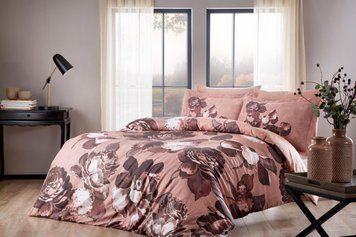 Постельное белье TAC DIGITAL Saten Avila Dried Rose p-60262468 фото