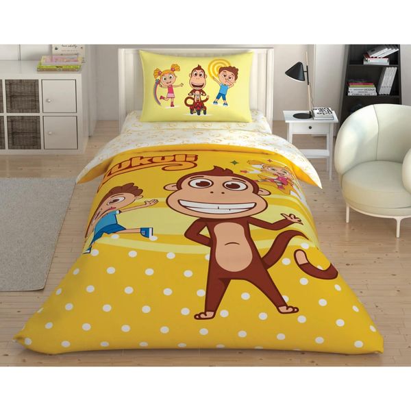 Подростковое постельное белье TAC Disney Kukuli Smile Ранфорс / простынь на резинке p-60295350 фото