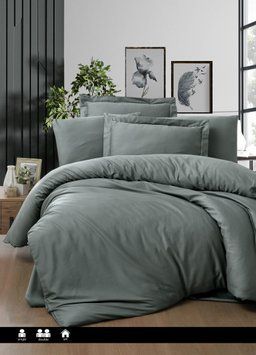 Постільна білизна сатин люкс First Choice Snazzy Moon Mist m018219 фото