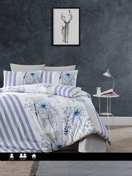 Постельное белье ранфорс First Choice DeLuxe Helen Grey m018255 фото