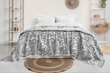 Покривало Saheser Pike Amore gri 240х260 см p-3105 фото