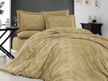 Постельное белье жаккард First Choice Marelda caramel m017444 фото