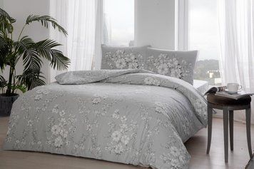 Постельное белье TAC Lily gri Ранфорс p-60266939 фото