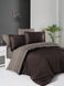 Постельное белье сатин делюкс двухцветный First Choice Dark Brown/Mink m017875 фото