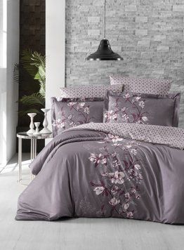 Постельное белье сатин люкс First Choice Evan Lilac m017489 фото