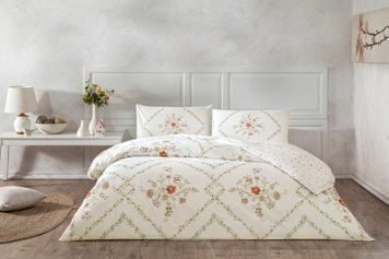 Постільна білизна TAC Ranforce Elira beyaz p-60322962 фото