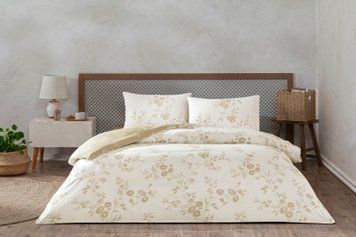 Постельное белье TAC Ranforce Vellise beyaz p-60322740 фото