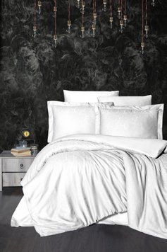 Постільна білизна жаккард First Choice SARE WHITE m017435 фото