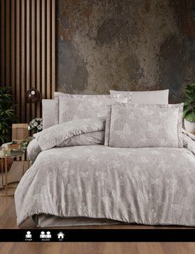 Постільна білизна сатин люкс First Choice Karlis Raindrops m018485 фото