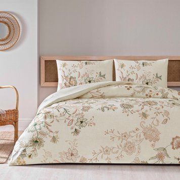 Постельное белье TAC Ranforce Despina ekru p-60326954 фото