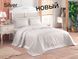 Покривало атласне Hanibaba Gardenia Silver 240х260 + 2 наволочка 50х70 m015388 фото