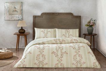 Постільна білизна TAC Ranforce Mirelune beg  p-60323216 фото