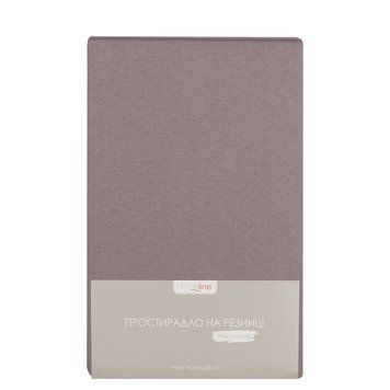 Простынь трикотажная на резинке Home Line (мокко) 200х200см, 140 г/м&sup2; 162592 фото
