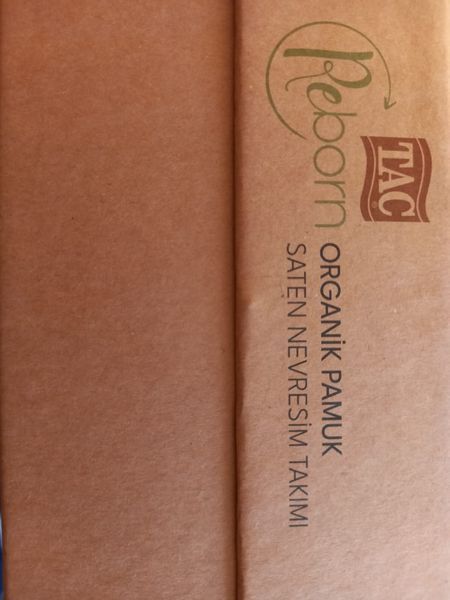 Постельное белье TAC Organik Saten Solene mint р-60308886 фото