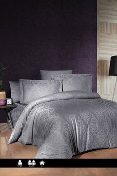Постельное белье жаккард First Choice Sofya quick silver m018480 фото