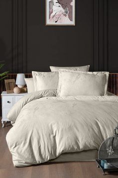 Постільна білизна жаккард First Choice Stesha beige m018309 фото