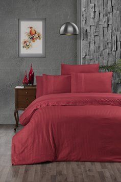 Постільна білизна ранфорс First Choice DeLuxe Gala Red m017296 фото
