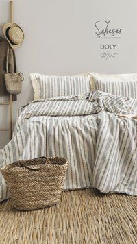 Постільна білизна Saheser Doly  mint 200 х 220 см p-837447 фото