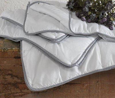 Одеяло микрогелевое TAC Twin двуспальное евро 195х215 см зима-лето p-18090707 фото