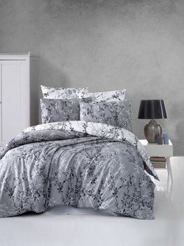Постельное белье ранфорс First Choice DeLuxe Zena Gri (Grey) m016416 фото