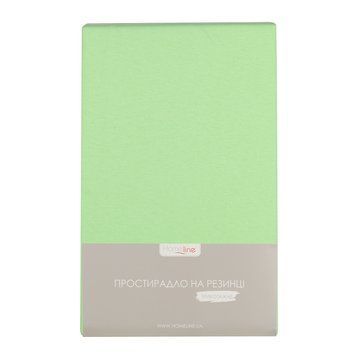 Простынь трикотажная на резинке Home Line (салатовый) 140х200см, 140 г/м&sup2; 162599 фото