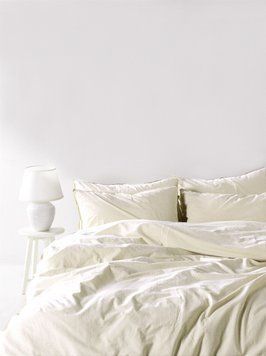 Постельное белье Limasso Stonewashed Ranforse 160 х 220 см Snow White 31503 фото