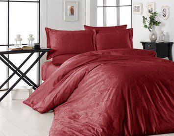 Постільна білизна жаккард First Choice Trudy kirmizi (red) m016404 фото