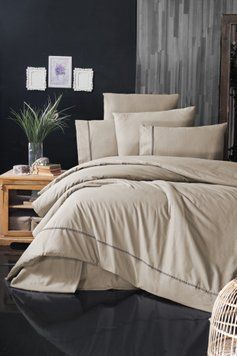 Постельное белье ранфорс First Choice DeLuxe Alisa Ecru m017483 фото