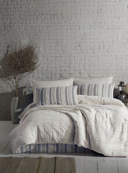 Постельное белье Saheser Jade lacivert евро 200х220 30146 фото