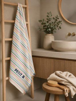Рушник  Pestemal Petit Bateau 100*150см для пляжу та сауни p-30129 фото