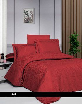 Постільна білизна жаккард First Choice Vladya red m018302 фото