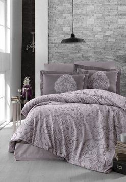 Постельное белье сатин люкс First Choice Melina Lavender m017488 фото