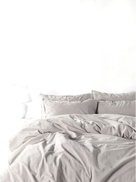 Постельное белье Limasso Stonewashed Ranforse 160 х 220 см Natural Krem 31380 фото
