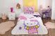 Односпальний комплект з покривалом-піке TAC Hello Kitty & Friends / простирадло на резинці p-60325181 фото