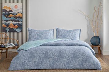 Постельное белье TAC SEC&SER Shimmer Lacivert  евро p-60321420 фото