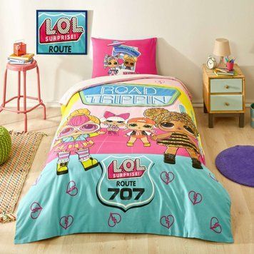 Підліткова постільна білизна TAC Disney Lol Surprise Cute Ранфорс p-60302283 фото