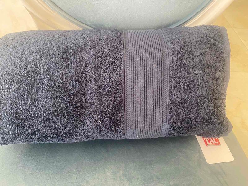 Рушник Tac Pure Lacivert cotton 70*140 p-71304693 фото