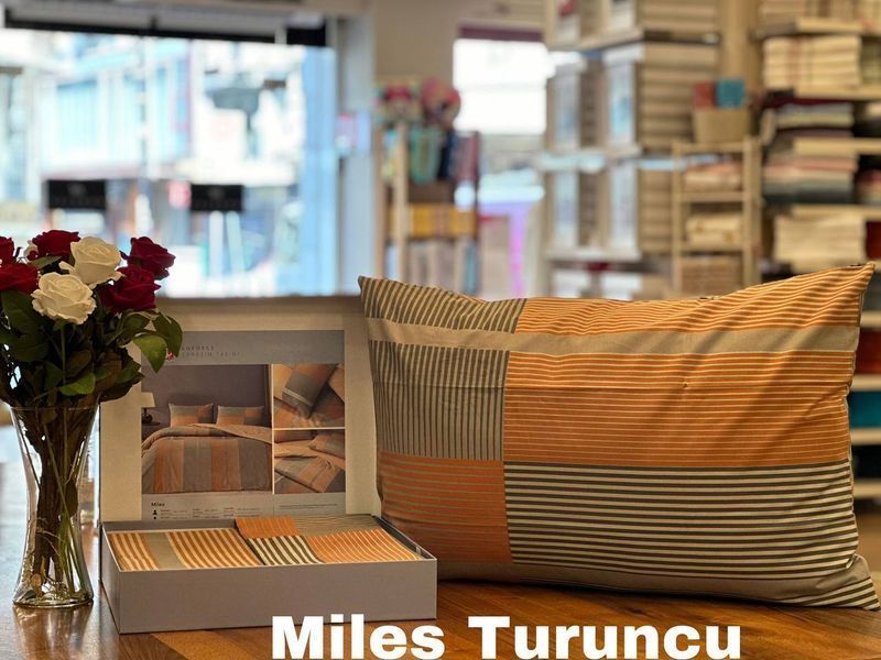 Постільна білизна TAC Ranforce Miles turuncu p-60311563 фото