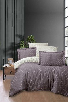 Постільна білизна сатин люкс First Choice Point Lilac m018329 фото