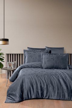 Постельное белье жаккард First Choice Corina denim m018471 фото