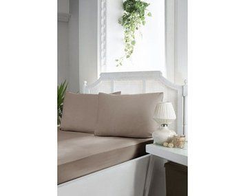 Набор простынь на резинке и наволочки FFirst Choice Mink Saten 180х200+50x70 (2шт) p-60223382 фото